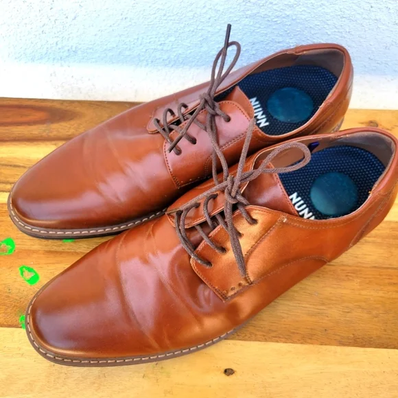 Nunn Bush Since Calderone Plain Toe Oxford Men's Shoes Size 12 - Picture 14 of 16